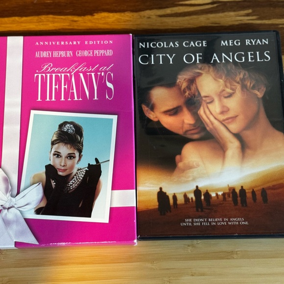 ❣️3 for $15🛍️ Breakfast at Tiffany’s & City of Angels DVDs - Picture 1 of 2